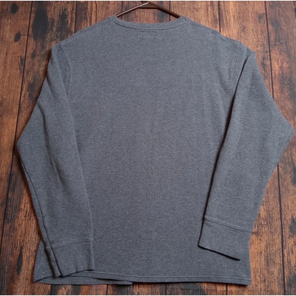 Polo Ralph Lauren Men's Thermal Long Sleeve Crew Neck‎ Shirt XL Gray